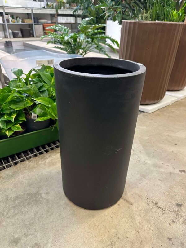 Kruka Cylinder svart 49